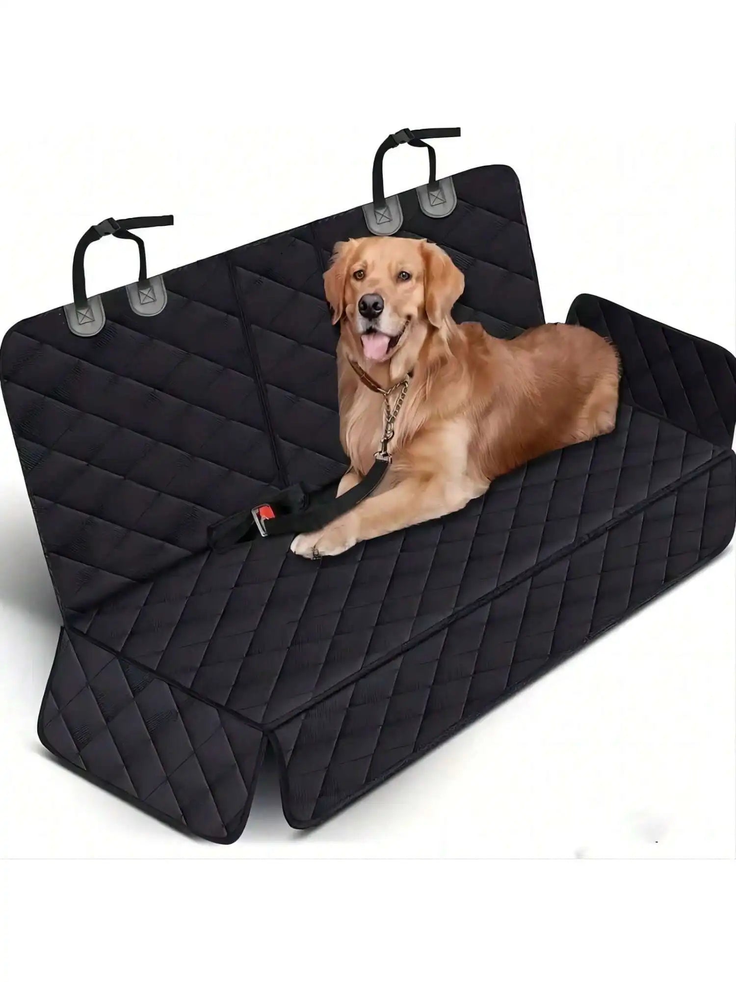 Autositzschutz für Hunde – Wasserdichte Rückbank-Schondecke mit Armlehnen-Aussparung