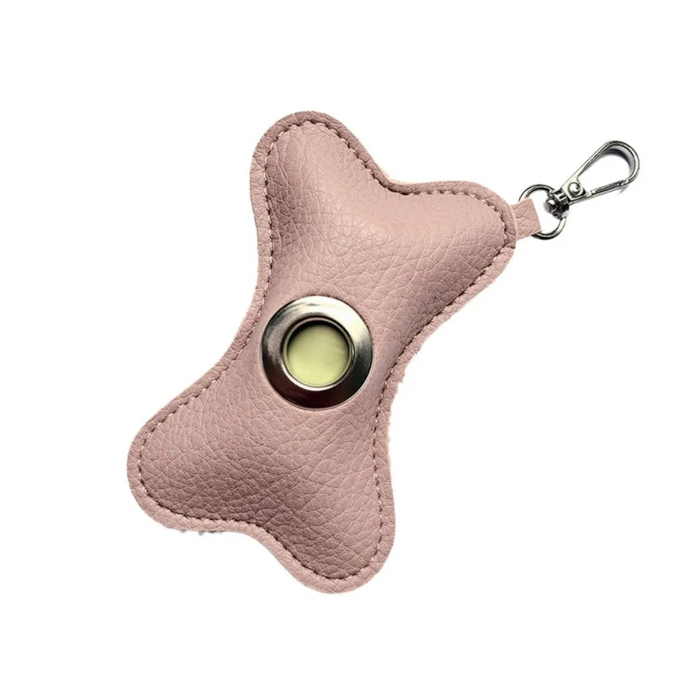 Kotbeutelspender für Hunde – Tragbarer Beutelhalter in Knochenform mit Karabiner