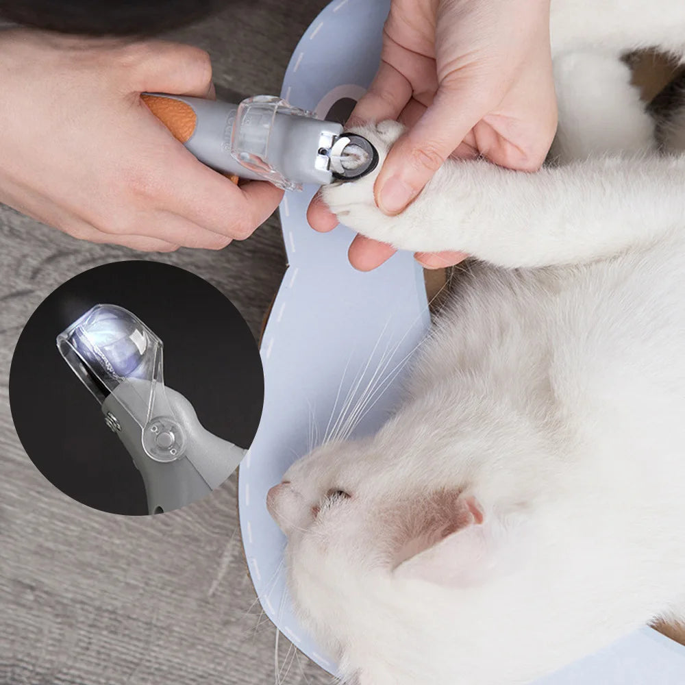 LED Krallenschere für Hunde & Katzen – Professioneller Nagelknipser für sichere Krallenpflege