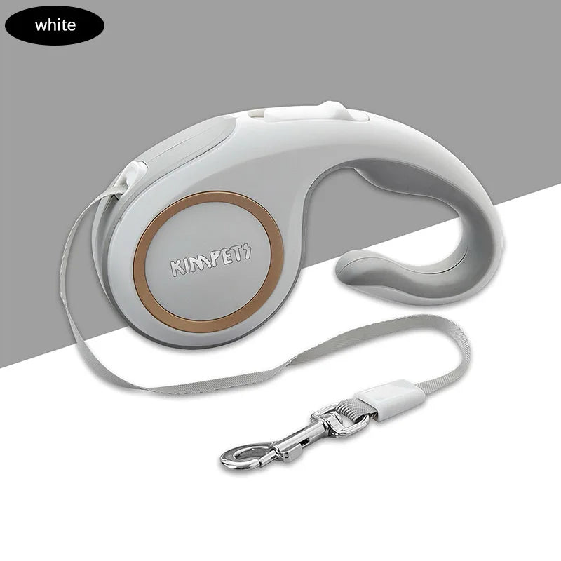 Ausziehbare Hundeleine 3 m / 5 m – Automatische Rollleine für kleine & mittelgroße Hunde