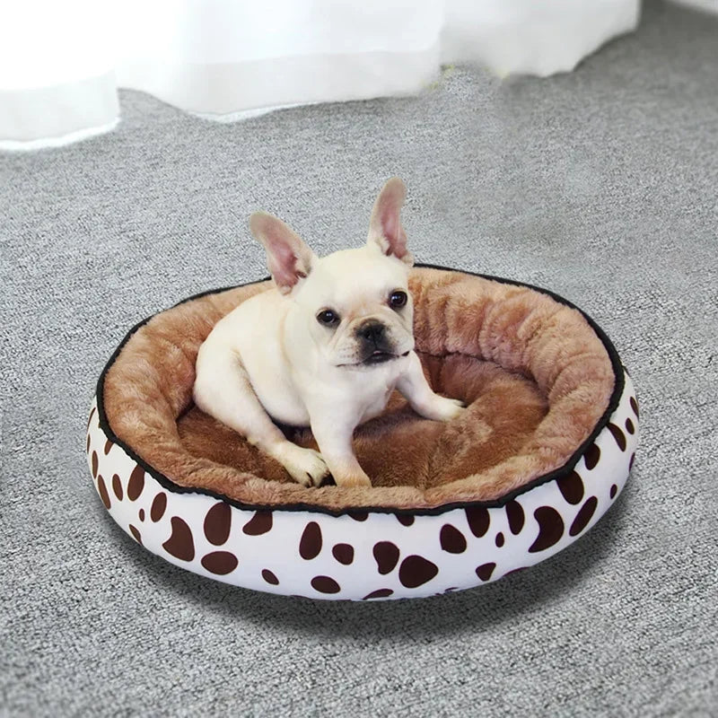 Rundes Hundebett – Weiches & warmes Hundekissen für kleine, mittlere & große Hunde