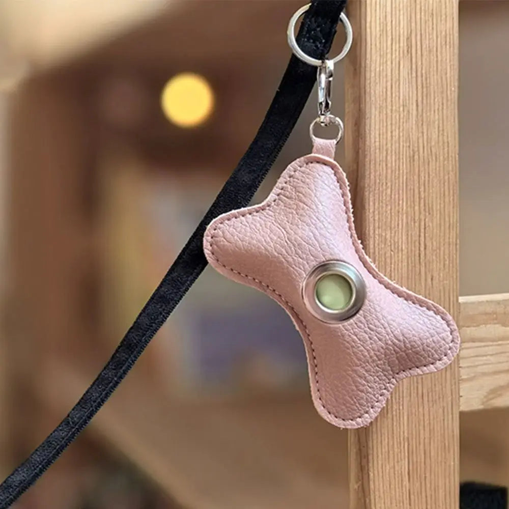 Kotbeutelspender für Hunde – Tragbarer Beutelhalter in Knochenform mit Karabiner