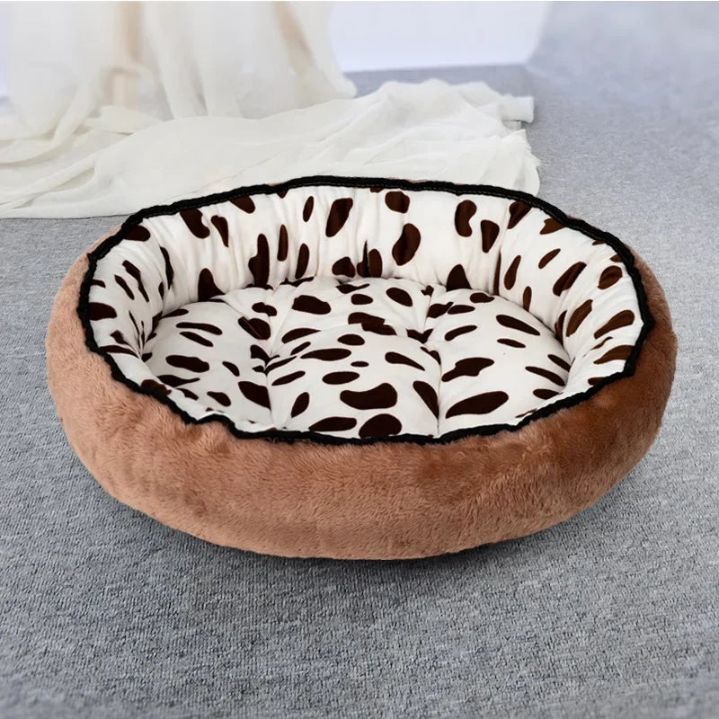 Rundes Hundebett – Weiches & warmes Hundekissen für kleine, mittlere & große Hunde